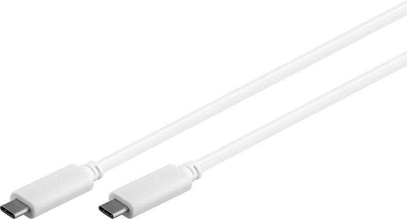 MicroConnect USB-C Gen2 cable, white. 2m