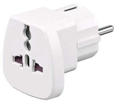 MicroConnect Universal Travel adapter white