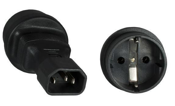 MicroConnect Power Adapter C14 - Schuko M-F