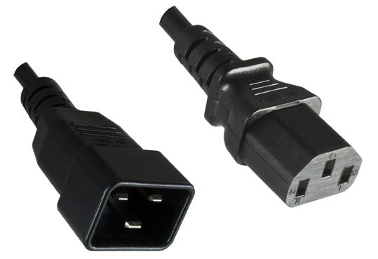 MicroConnect PowerCord C13-C20 0.5M Black