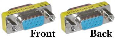 MicroConnect Mini Gender HD15 F/F VGA-VGA