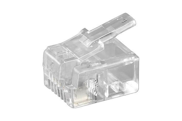 MicroConnect Modular Plug RJ11 6P4C, 10pcs
