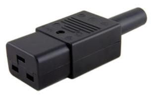 MicroConnect IEC-Netzadapter C19-Stecker