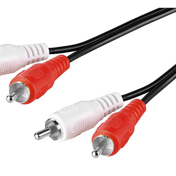 MicroConnect Stereo RCA Cable, 2.5 meter