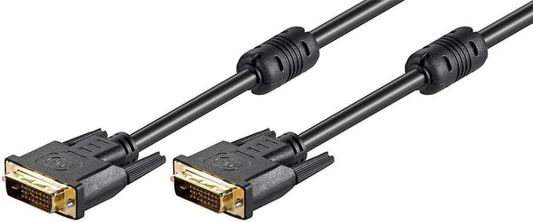 MicroConnect DVI-D 24+1-pin w. Ferrit, M-M