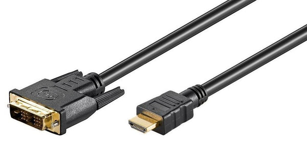 MicroConnect HDMI 19 - DVI-D 18+1 1.5m M-M