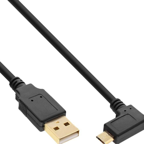 MicroConnect Micro USB-kabel, sort, 0,5 m