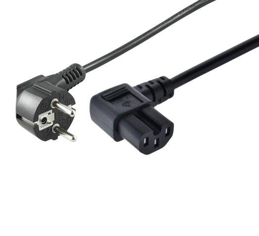 MicroConnect Power Cord CEE 7/7 - Angled