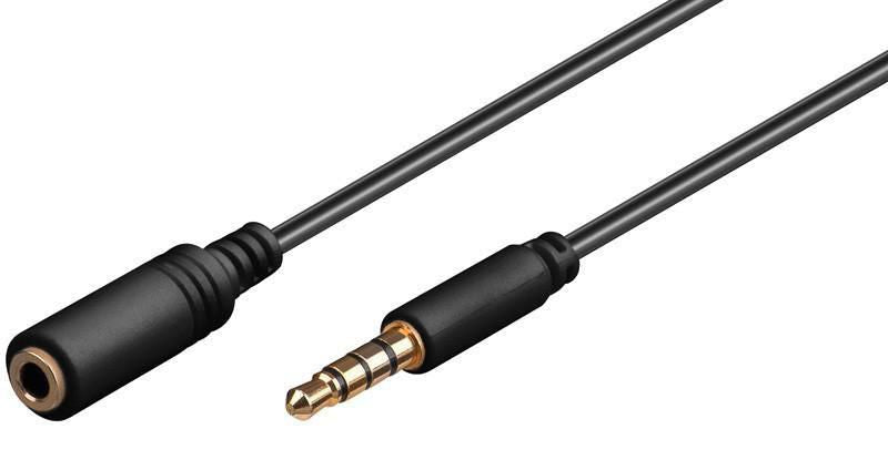 MicroConnect Headphone & Audio Cable, 3m