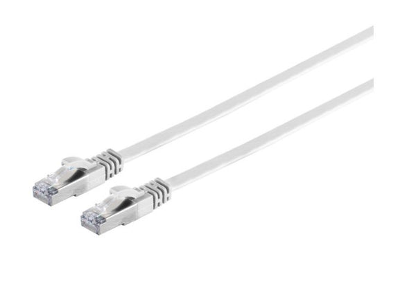 MicroConnect U/FTP CAT6A 10M White Flat