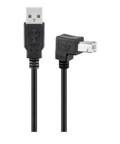 MicroConnect USB2.0 A-B 1.8m M-M, Black