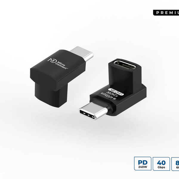 MicroConnect Premium USB4 3x2 USB-C angled