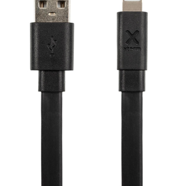 Xtorm fladt lightning kabel, USB-A: