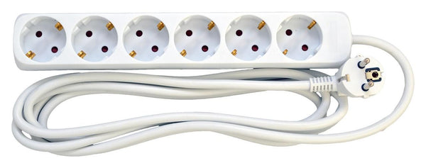 Mercodan Schuko stikd�se med 6 udtag