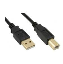 MicroConnect USB2.0 A-B 5m M-M Goldplated