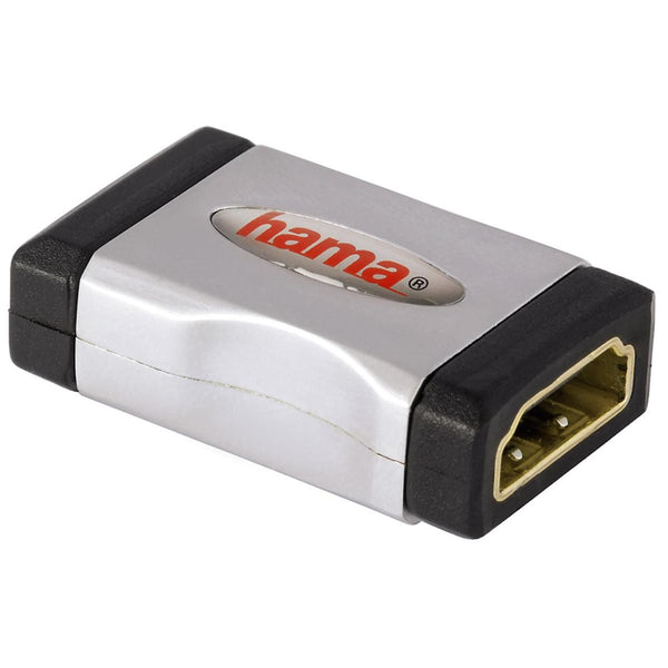 Hama HDMI F/F Sort, Sølv